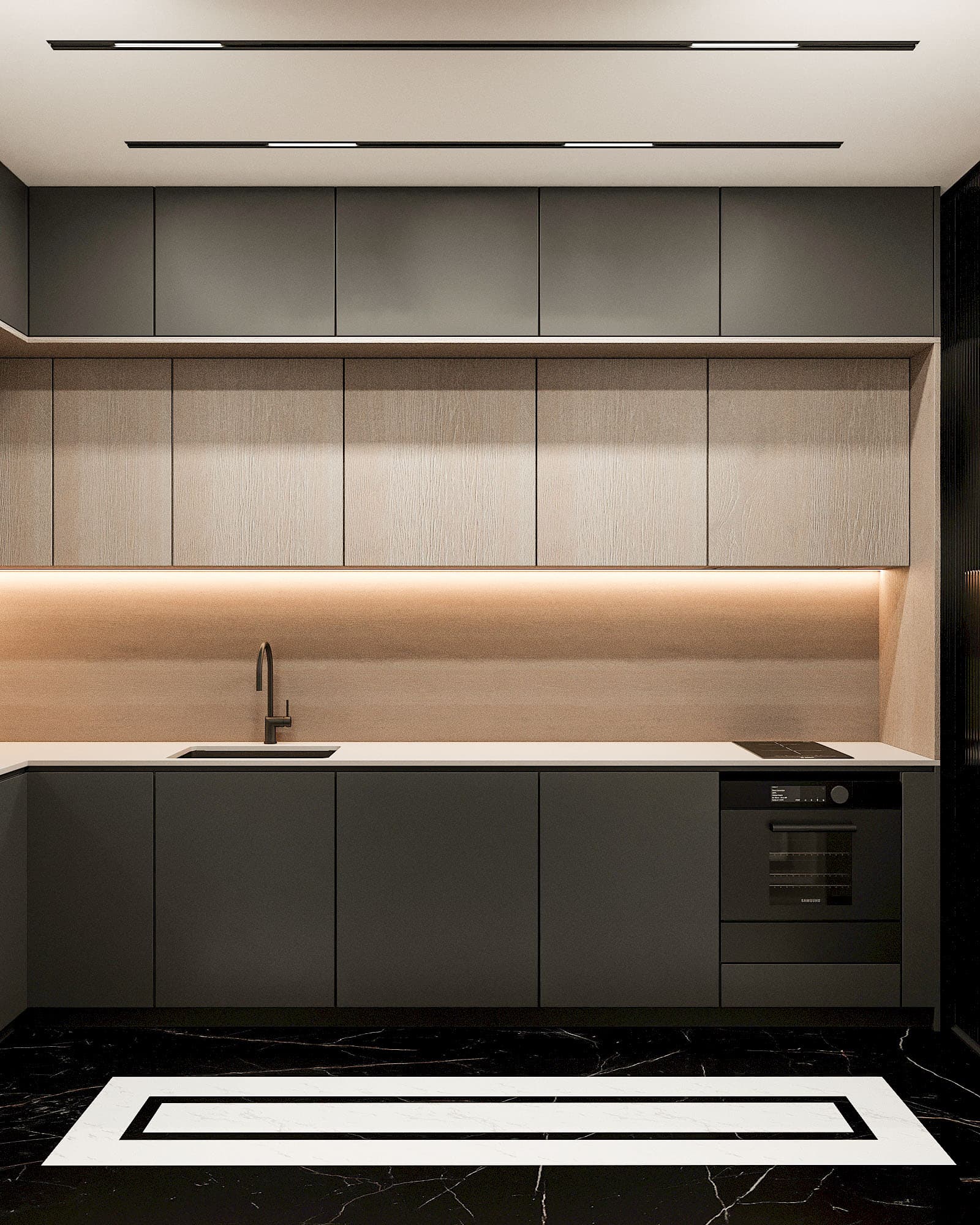 Zamonaviy oshxona — ichki makon — Kattaroq ochish 2