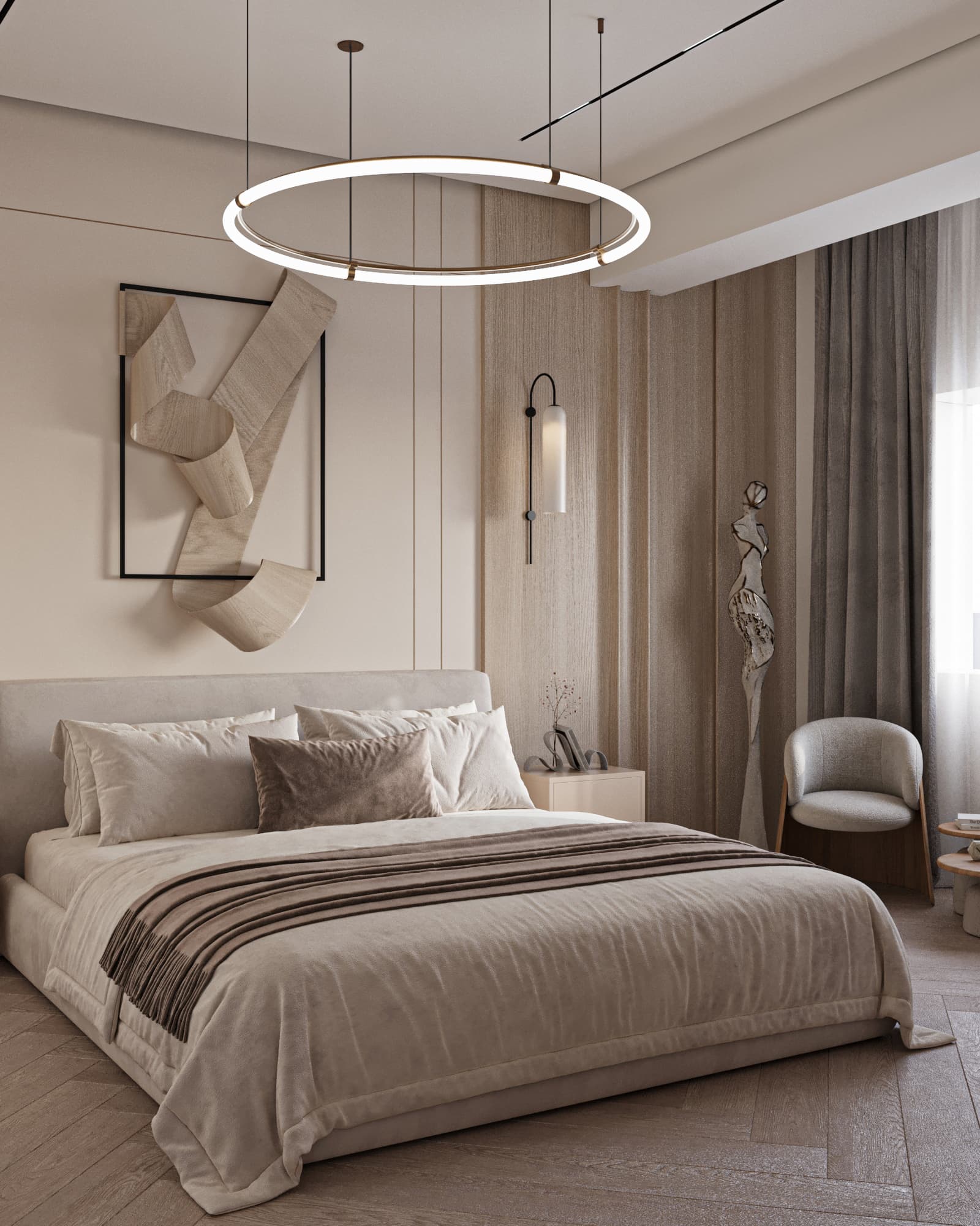 Minimalist yotoqxona