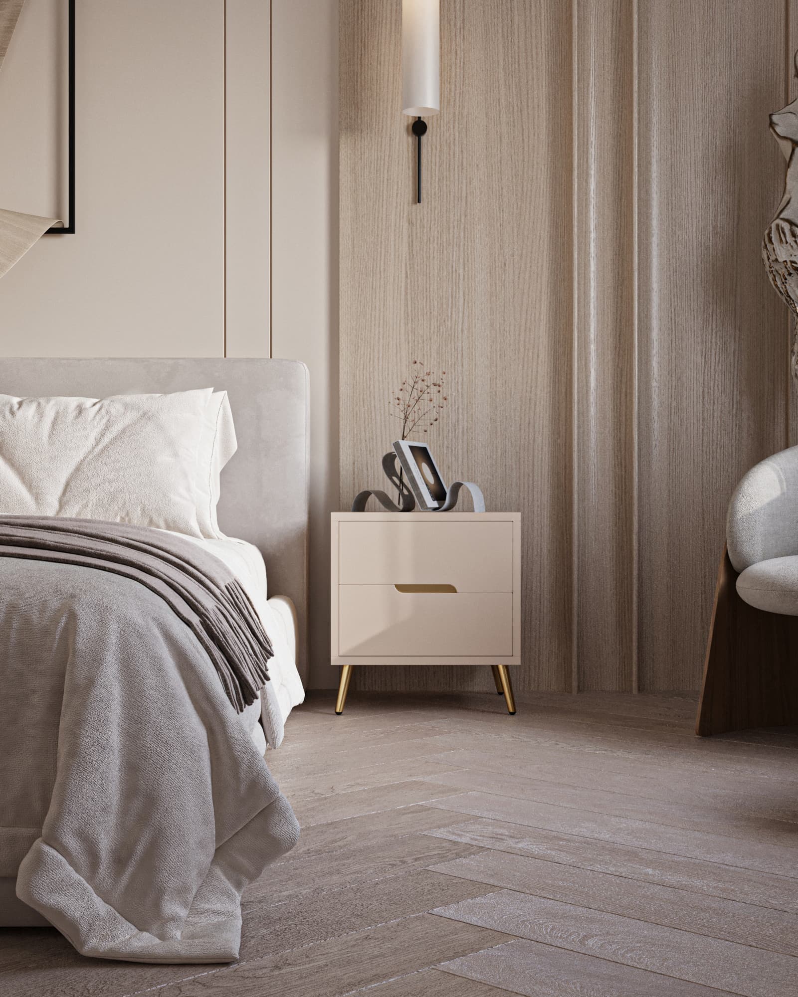 Minimalist yotoqxona — Kattaroq ochish 5