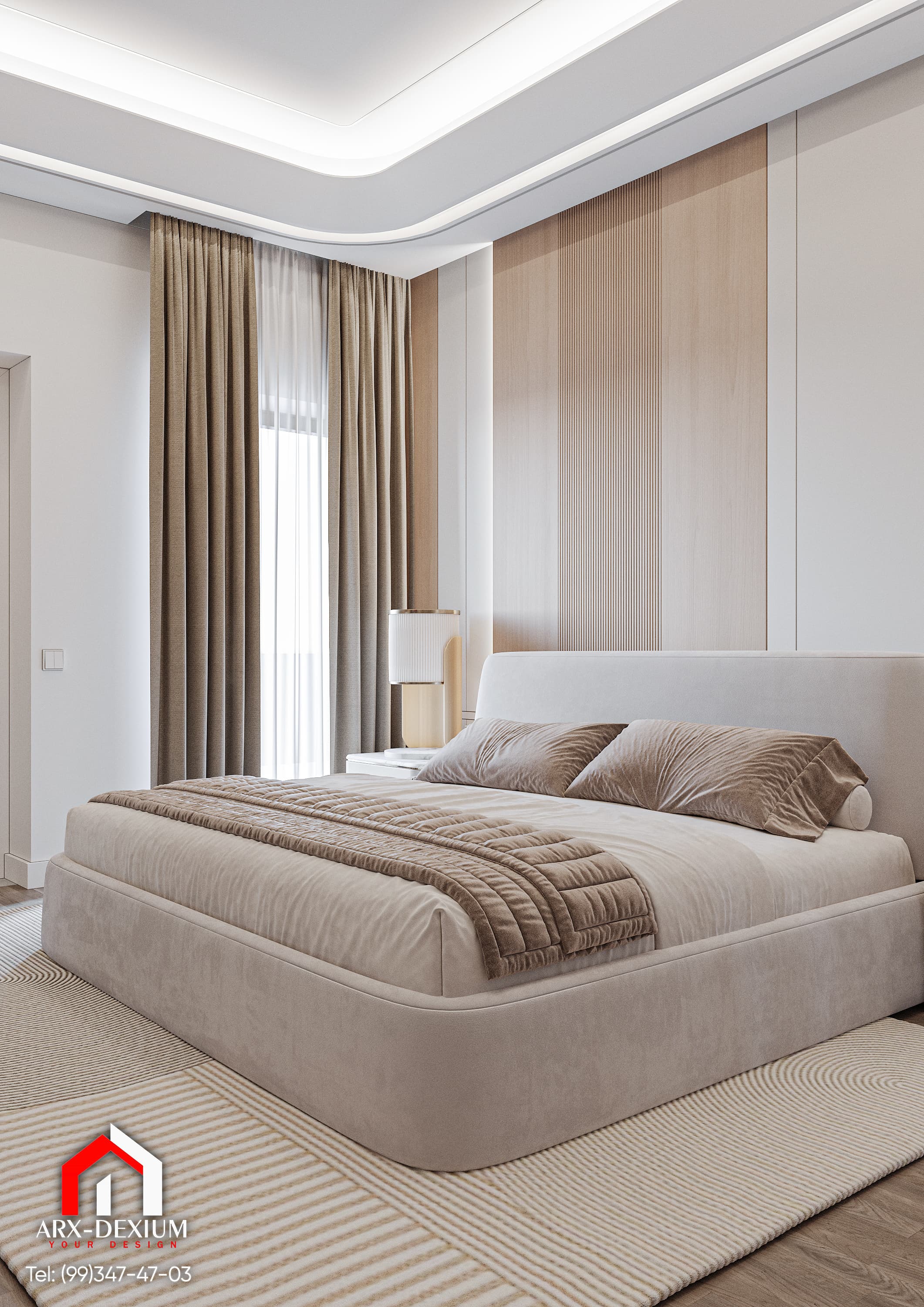 Minimalist yotoqxona — ikkinchi variant — Kattaroq ochish 1