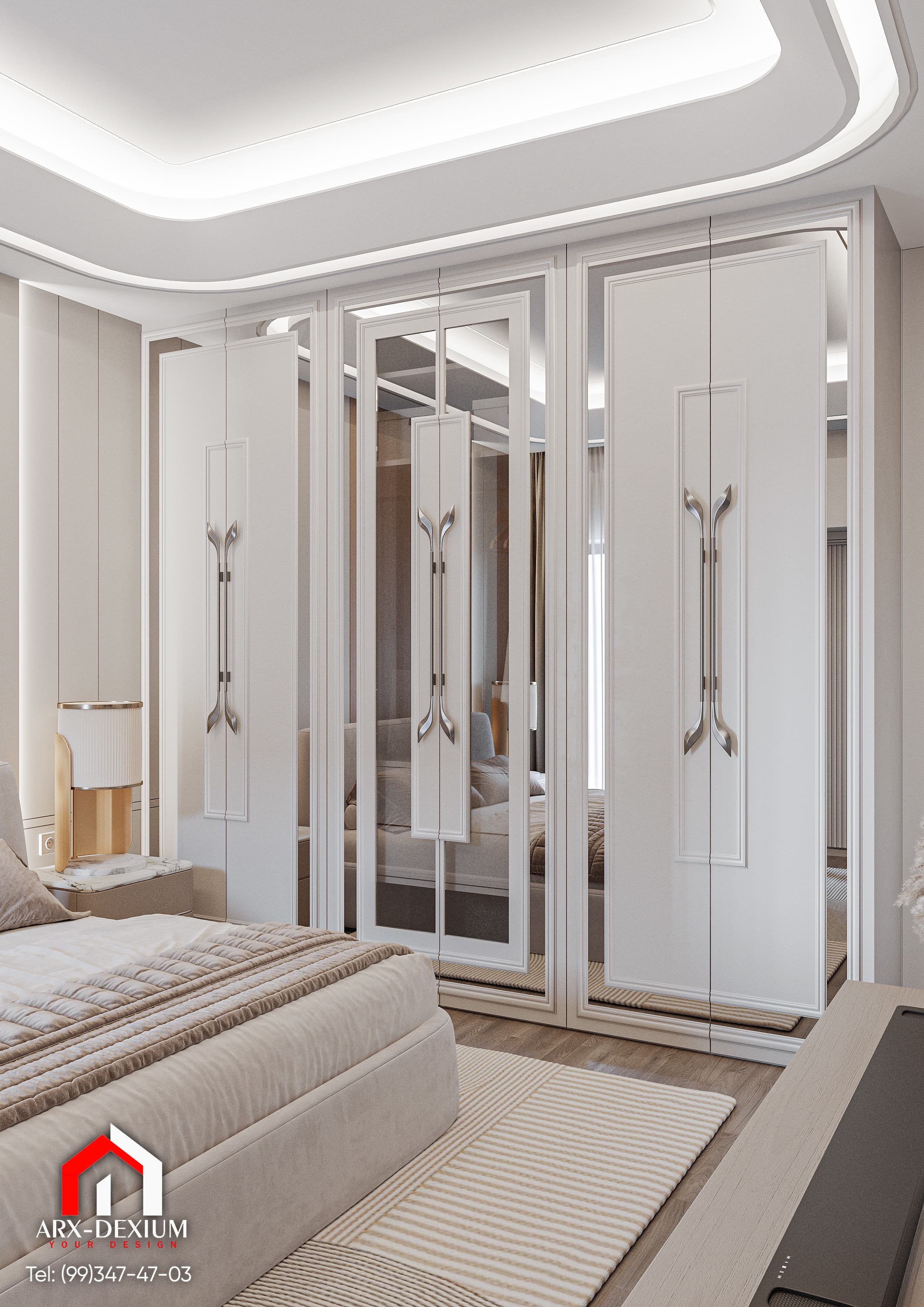 Minimalist yotoqxona — ikkinchi variant — Kattaroq ochish 3