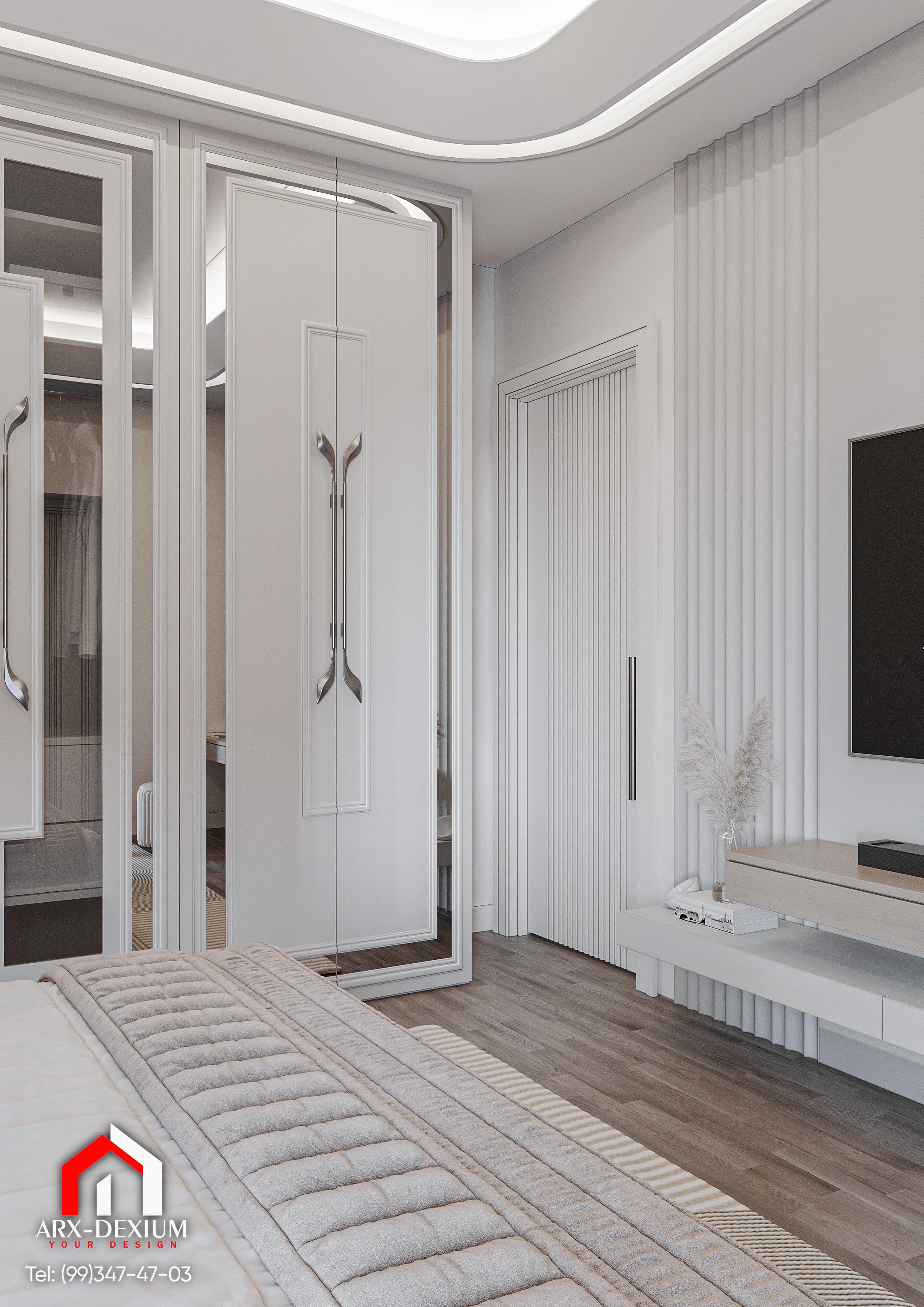 Minimalist yotoqxona — ikkinchi variant — Kattaroq ochish 4