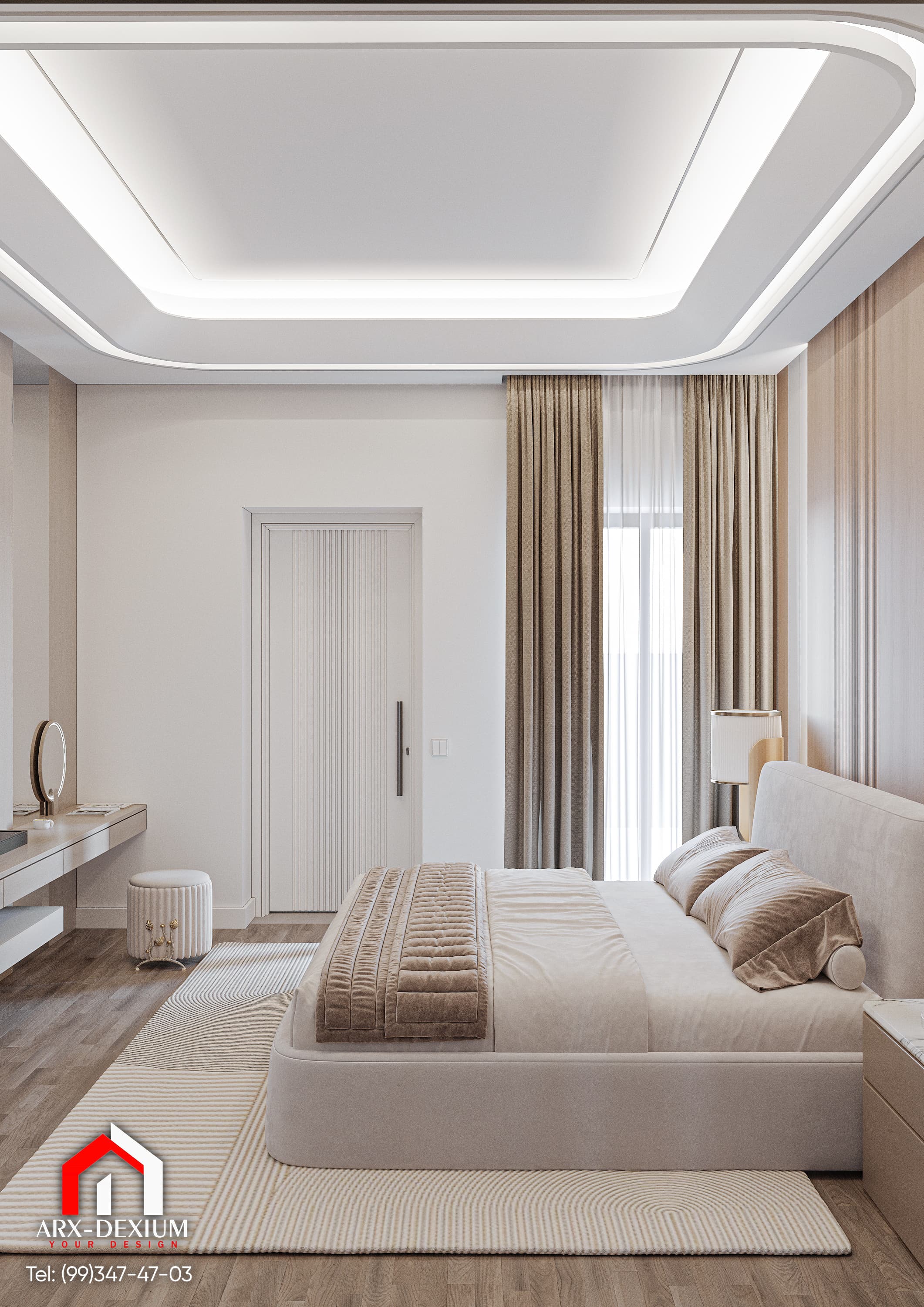 Minimalist yotoqxona — ikkinchi variant — Kattaroq ochish 5