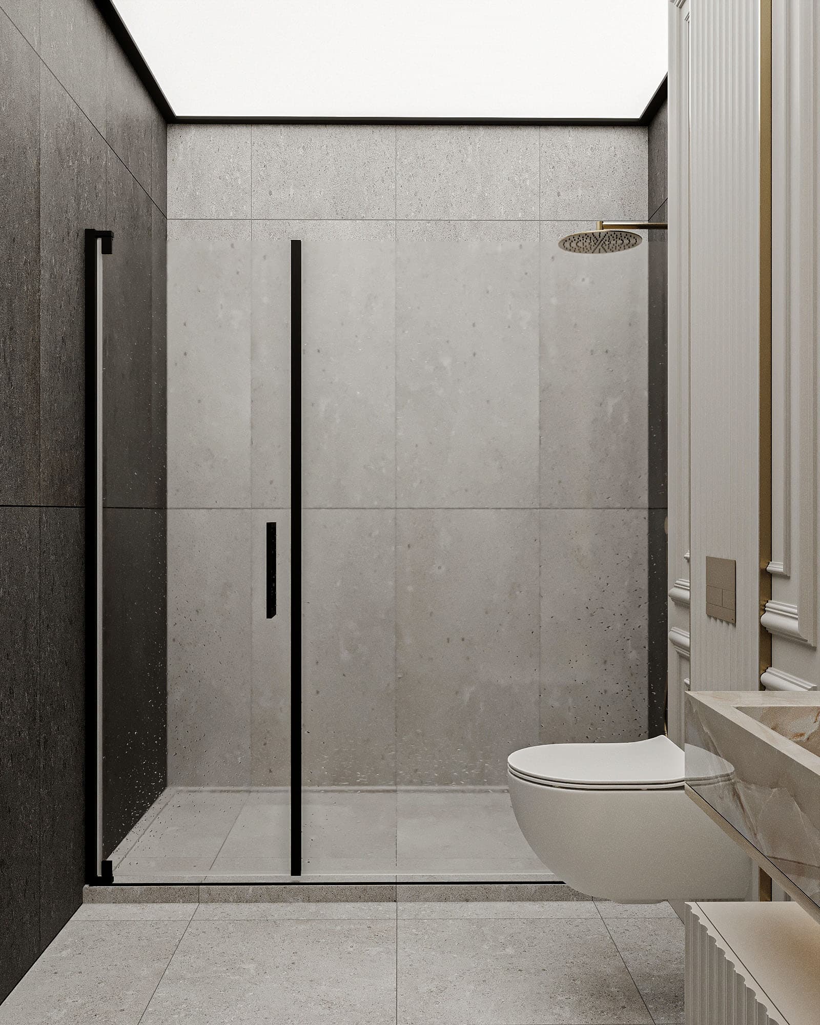 Sanuzel va hammom — birinchi loyiha — Kattaroq ochish 2