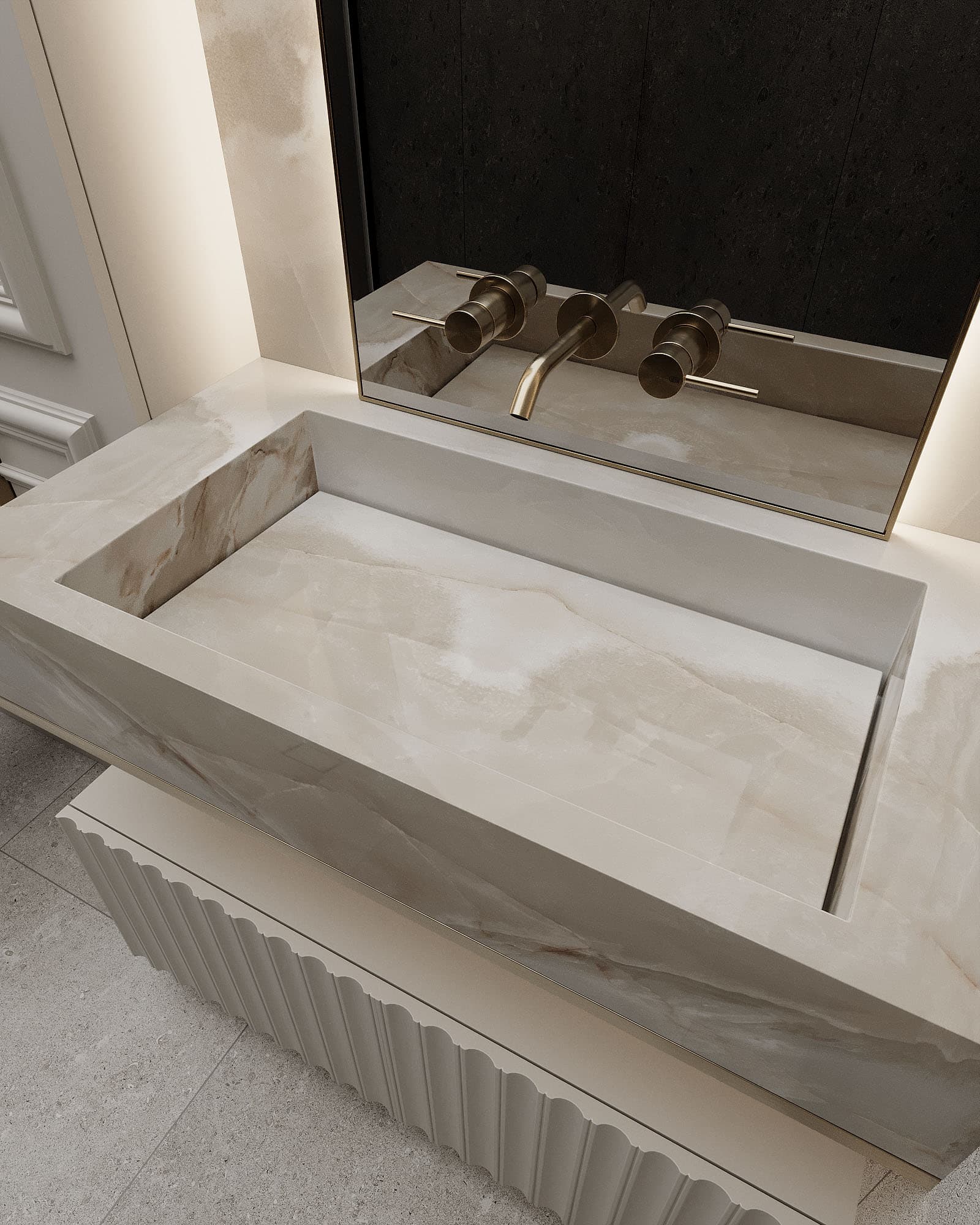 Sanuzel va hammom — birinchi loyiha — Kattaroq ochish 5