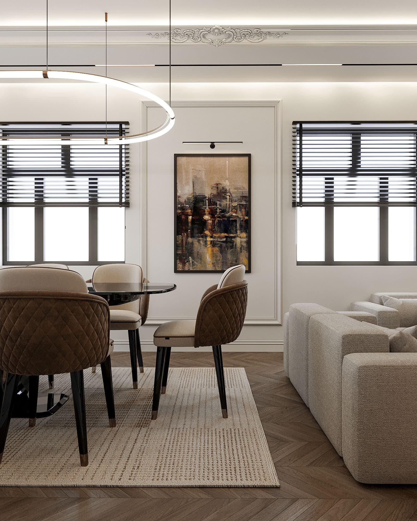 Mehmonxona — yashash zonasi — Kattaroq ochish 4